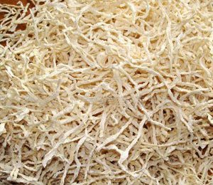 Dehydrated radish strip