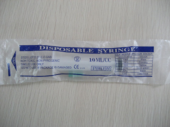 disposable syringe